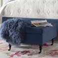 thumbnail image 2 of Serta at Home Abbot Square Tufted Storage Ottoman in Cobalt Blue, 2 of 5