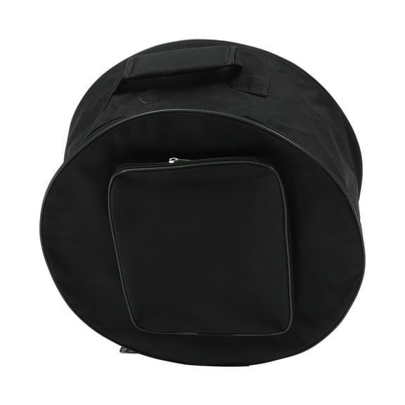 FONDOTIN Black 1Pack Drum Carrying Bag with Storage and Carry by Hand Function 15.7x15.7x7.1in