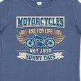 thumbnail image 4 of Inktastic Motorcycles Are for Life Biker Boys or Girls Baby T-Shirt, 4 of 5