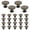 24pcs, variant on Floral Designing Single Hole Cupboard Handle Drawer Pull For Modern Furniture Decorative Hardware for Household