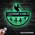 thumbnail image 5 of Craftnamesign Custom Modern Dance Metal Wall Art, Personalized Girls Ballet Dancing Name Sign, 5 of 5