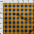 thumbnail image 2 of oneOone Viscose Jersey Navy Blue Fabric Gingham Check Diy Clothing Quilting Fabric Print Fabric By Yard 60 Inches Wide, 2 of 5