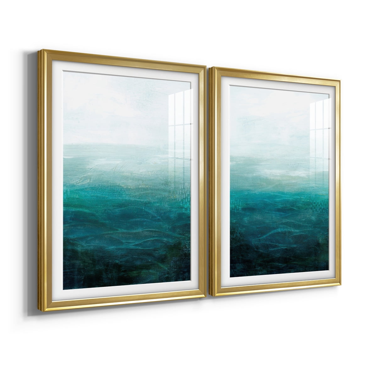 Wexford Home Drifting Sea I Premium Framed Print, 30.5" x 42.5" - Ready to Hang, Gold (Set of 2)