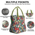 thumbnail image 3 of Pioneer Flower Drawstring Lunch Bag Women - Drawstring Lunch Bag Insulated for Work Office - Stain-Resistant Large Lunchbags for Women with Multi-Pockets, 3 of 6
