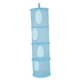 thumbnail image 4 of Bolsa de almacenamiento de malla con compartimentos de 4 niveles, red de almacenamiento de malla colgante, cesta de malla colgante plegable para, 4 of 9