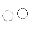 thumbnail image 2 of For Mercury Topaz 1990 91 92 93 1994 Fuel Tank Lock Ring | For 16 and 19 Gallon Tanks | With Large 3 5/8IN or 2 5/8IN Gauge Hole | With O-Ring | Replacement For 615343403281, 671607110036, 2 of 4