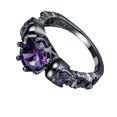 thumbnail image 3 of Anillo de Moda Salvador Matusfreund Punk Joyas Accesorios Mujeres Niñas para Navidad S, 3 of 10