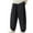 Black, variant on Kovlvoll Boys Clothes Pants Cinch Bottom Elastic Waist Loose Mesh Breathable Casual Workout Trousers with Pockets