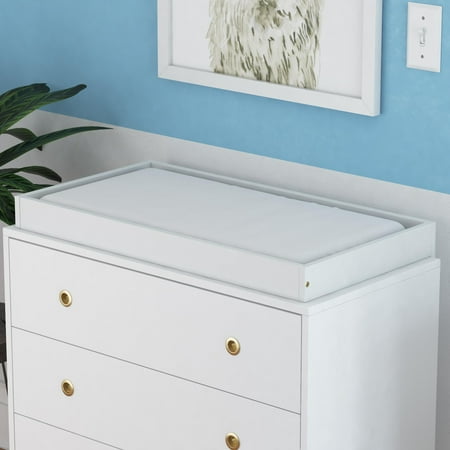 Novogratz Harper Baby Changing Table Dresser Topper White