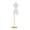 White, variant on Champagne Gold Female Mannequin Body Torso, Plus Size Female Mannequin, Manikin Body Torso, with Gold Metal Stand, 63-84.26inch Adjustable Height, for Store, Boutique, Designer,Jewelry