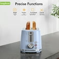 thumbnail image 3 of LONGDEEM 2 Slice Toaster - 6 Settings, Extra Wide Slots, High Lift, Auto Shutoff - Blue, 3 of 9