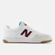 thumbnail image 1 of New Balance 480 BB480LFT White/Burgundy Width D Lifestyle Shoes Men's Women's, 1 of 5