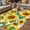 Yellow, Green, Orange, variant on Outdoor Rug for Patio 3'x5',Modern Minimalism Pure Beige Non-Slip Area Rugs Washable Carpet Indoor Rug,Cracker Khaki Solid Color Non-shedding Floor Mats for Porch Living Room Deck