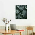 thumbnail image 3 of GOSMITH 16x20 in / 12x16 in Decorative Canvas Wall Art Ready to Hang Palm Leaf Decorative Lumber Jungle Leaf Hand Drown Plant 12x16 in, 3 of 5