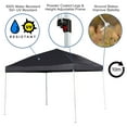 thumbnail image 3 of Flash Furniture Harris Collection 10' x 10' Black Pop Up Canopy Tent, 3 of 12