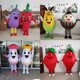 thumbnail image 2 of Disfraz de mascota vegetal de dibujos animados, disfraz de zanahoria, atuendos de actuación, ropa de muñeca divertida para caminar, traje para adultos, hombres y mujeres, fiesta de carnaval, 2 of 5