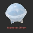 thumbnail image 2 of Fdelink Crystal Epoxy Ball Planet Silicone Mold Diy Handmade Jewelry Sphere Dried Flower High Mirror Hemisphere Ornament A,5 Size Silicone Round Ball Silicone Resin Mold Pendant Mold Making Craft Diy,, 2 of 2