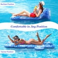 thumbnail image 5 of MoKo Pool Floats Adult, Inflatable Chairs, Pool Floaties, Inflatable Pool Toys with Cup Holders for Beach Party Water Park, 5 of 7