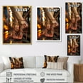 thumbnail image 4 of Designart "Pink High Heels Glamour" Fashion Woman Floater Framed Wall Decor, 4 of 5