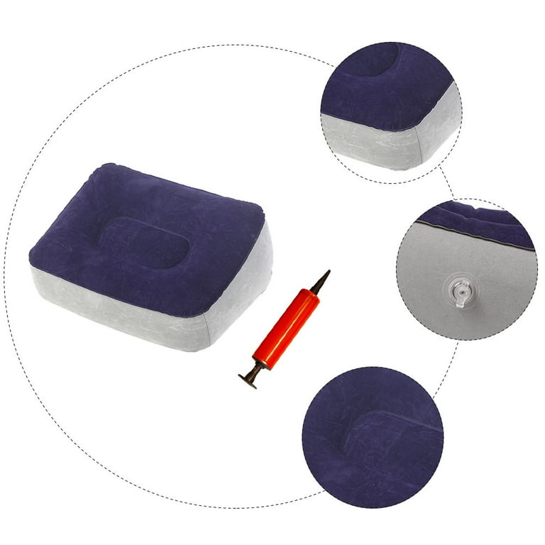 Foot Footrest Rest Inflatable Travel Stool Plane Ottoman Airplane