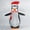 Scarf Penguin, variant on Inflatable Christmas Penguin Costume - Festive Blow-Up Outfit for Holiday Parties, Christmas Events | Fits Adults (4.9-6.2 ft)
