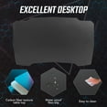 thumbnail image 6 of CL.HPAHKL 40In Computer Desk for Small Area Corner, Z-shape Gaming Desk with Headphone Hook Gaming Table for PC Computer Table and Desks Small Portable Computer Desk Gaming PC Desk Gamer Desk, 6 of 7