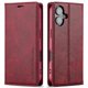 thumbnail image 1 of LC.IMEEKE For iPhone 16 Plus Leather Case RFID Blocking Card Slots Phone Cover - Black, 1 of 5