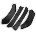 thumbnail image 3 of tredstone Car Front Bumper Lip Splitter Spoiler Diffuser Body Kits Matte Black, 3 of 9