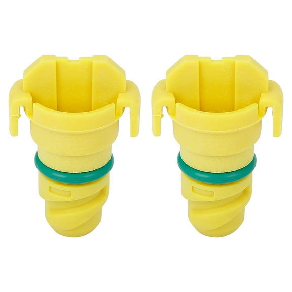 Unique Bargains 2pcs Yellow ABS Car Oil Drain Plug Replacement for Ford F150 2015-2018 KX6Z6730B