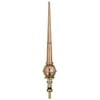 24 Single Ball Smithsonian Polished Copper Rooftop Finial by Good Directions