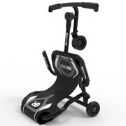 EzyRoller: Classic X - Black - Ride-On Scooter, Cambering Motion, Pedal Free Cart, Hand Brakes, Extendable Frame, 154lb Capacity, Kids Ages 4+