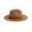 Camel, variant on Womens Classic Wide Brim Floppy Panama Hat with Belt Buckle Wool Fedora Hat (Camel)