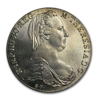 1780 Austria Maria Theresa Silver Thaler AU/BU - Walmart.com
