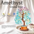 thumbnail image 5 of Handcrafted Chakra Crystal Tree With 7 Chakra Stones, Home Office Decor, Reiki Healing Gift For Women Birthday, 5 of 7