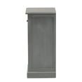 thumbnail image 5 of Baxton Studio Sheldon Modern and Contemporary Vintage Grey Finished Wood and Synthetic Rattan 3-Drawer Nightstand, 5 of 9