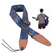 thumbnail image 5 of Comfortable Adjustable Guitar Shoulder Strap Synthetic Leather Ends for Acoustic Folk Classic Electric Guitars Bass, 5 of 7