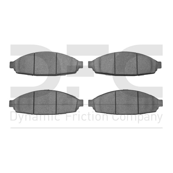 Dynamic Friction Company 5000 Advanced Brake Pads - Semi Metallic 1552-0931-00-Front Set For 2003-2011 Ford Crown Victoria, 2003-2011 Lincoln Town Car, 2011 Mercury Grand Marquis