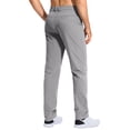 thumbnail image 5 of Uwinwear Men's Golf Pants Stretch Work Dress Comfy Pants Lightweight Quick Dry Long Pants Casual Trousers with Pockets,Light Gray,L, 5 of 5