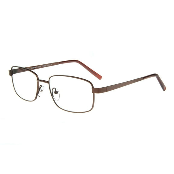 NEW HORIZON EYEWEAR Brown HOOK Eyeglasses 57mm with Case