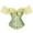 Green, variant on Lingerie for Women Bodice Corset with Lace Up and Garters for Body Shaping and Support Green 3XL
