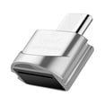 thumbnail image 3 of Adaptador OTG USB Tipo C A Lector Tarjetas TF para Y Portátil (plateado), 3 of 9