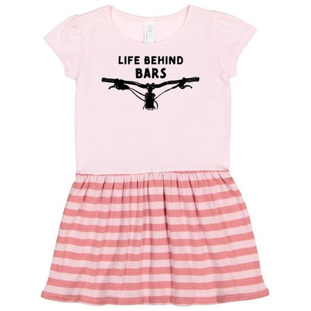 

Inktastic Life Behind Bars Mountain Bike Gift Toddler Girl Dress