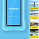 thumbnail image 5 of Funda impermeable para teléfono para natación y buceo | Bolsa estanca flotante IPX8 con pantalla táctil | Compatible con teléfonos de hasta 7,5" para actividades en la playa, kayak y parques, 5 of 6