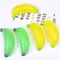 thumbnail image 7 of PEONAVET Slow Rising Fruit Squishes Toy, Handmade Banana Squishes Stress Relief Toy, Soft Fruit Squeeze Toys for Party Favors(Rondom Color), 7 of 7