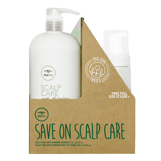 Paul Mitchell Paul Mitchell Scalp Care Antithinning Shampoo Liter & Root Lift 6.8 oz 1 set Paul Mitchell Paul Mitchell Scalp Care Antithinning Shampoo Liter & Root Lift 6.8 oz 1 set