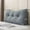 Blue, variant on Triangular Headboard Pillow Twin XL, Ergonomic Wedge Bolster Cushion Headrest and Backrest for Dorm Beds Sofas and Floor Sitting 39.4"x15.7"x7.5"
