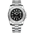 thumbnail image 1 of Reloj de cuarzo BINBOND B930 Gear, Color: Acero blanco-Negro Acero blanco-Negro, 1 of 5