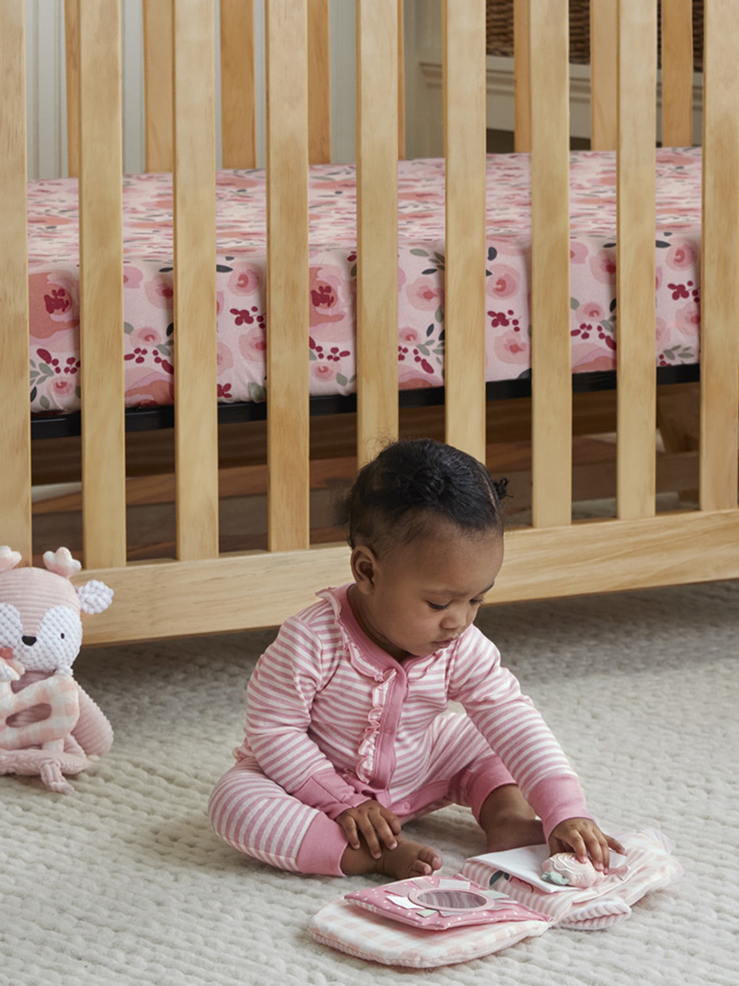 Modern Moments by Gerber Baby Girl Coveralls, 2-Pack, Sizes Newborn-24M
