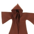 thumbnail image 6 of QccHieUs 1/12 Male Cloak with Hoodie, Long Cape for Action Figure Costumes, 6inch Outfit Brown, 6 of 8
