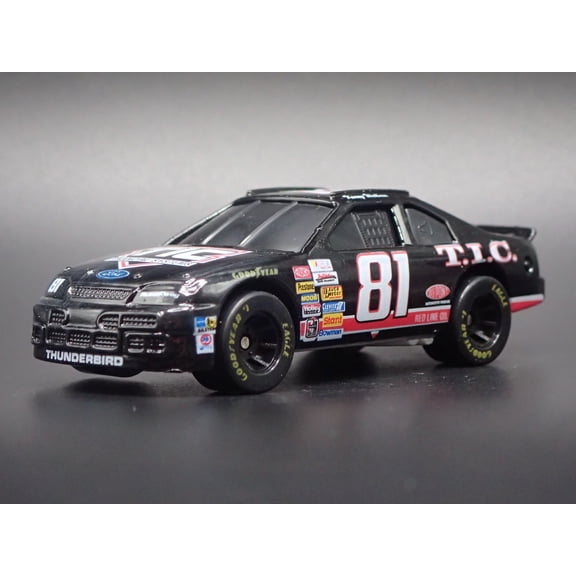 Open Box 1995 FORD THUNDERBIRD 81 KENNY WALLACE TIC NASCAR 1:64 SCALE DIECAST MODEL CAR